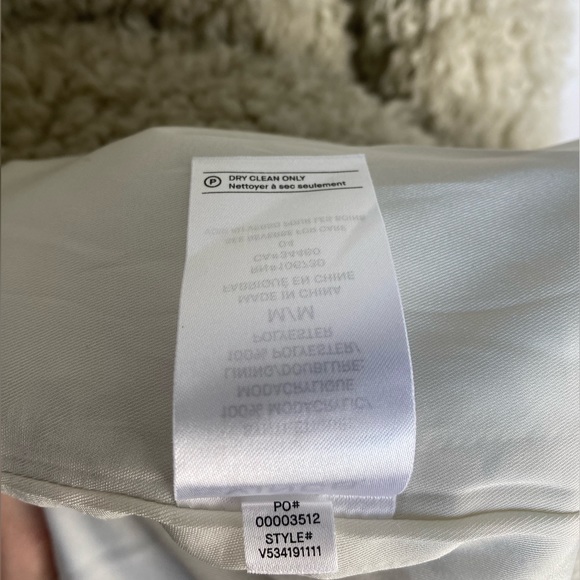 Vince Shaggy Long Coat Faux Shearling Sherpa Medium - Picture 12 of 15